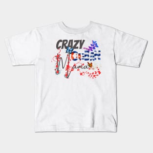 Crazy Cuban Mom, gift for mom, Mothers day gift, Spanish, Espanol Kids T-Shirt